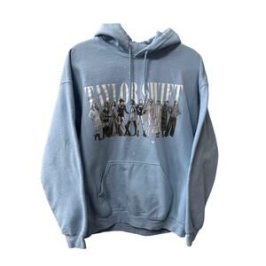 Taylor Swift Midnights‎ Tour Album Blue Pullover Sweatshirt Hoodie Womens Large